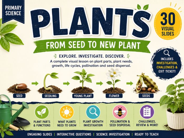 Plants: From Seed to New Plant