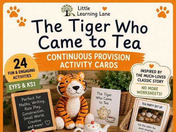 Tiger Who Came to Tea Provision Cards