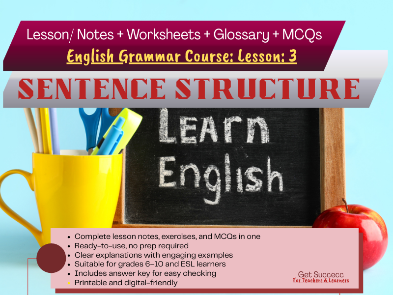 Master Sentence Structure: The Complete English Grammar Guide for Teachers & Learners