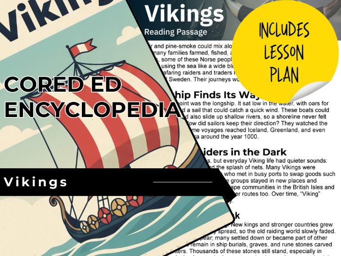 Vikings Reading Comprehension Passage - Cored Ed Encyclopedia