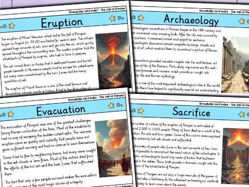 The Fall of Pompeii - Flashcards | History | Eruption of Mount Vesuvius ...