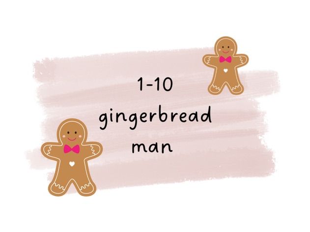 1-10 Gingerbread Man