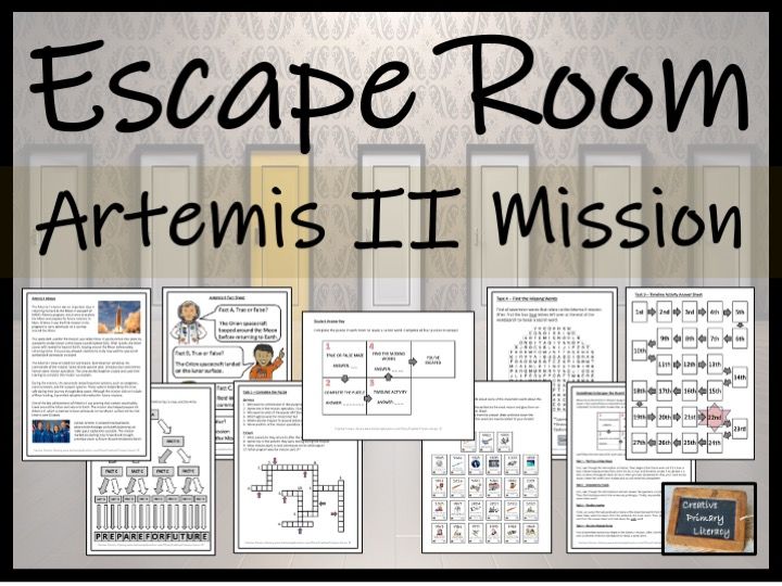 Artemis II Mission Escape Room Activity