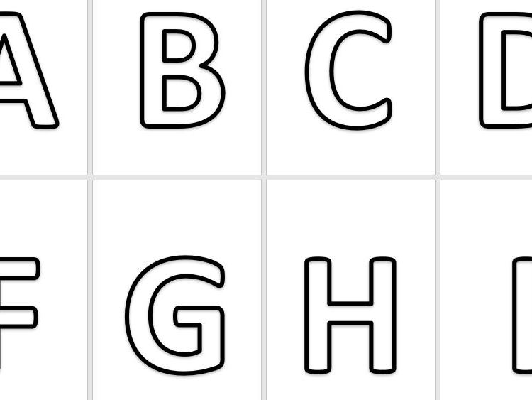 Letter Stencils | Teaching Resources