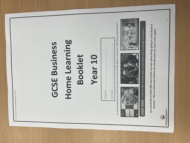 Homework Booklets Business GCSE Business (Edexcel) Homework Booklet Theme 1 | Teaching Resources