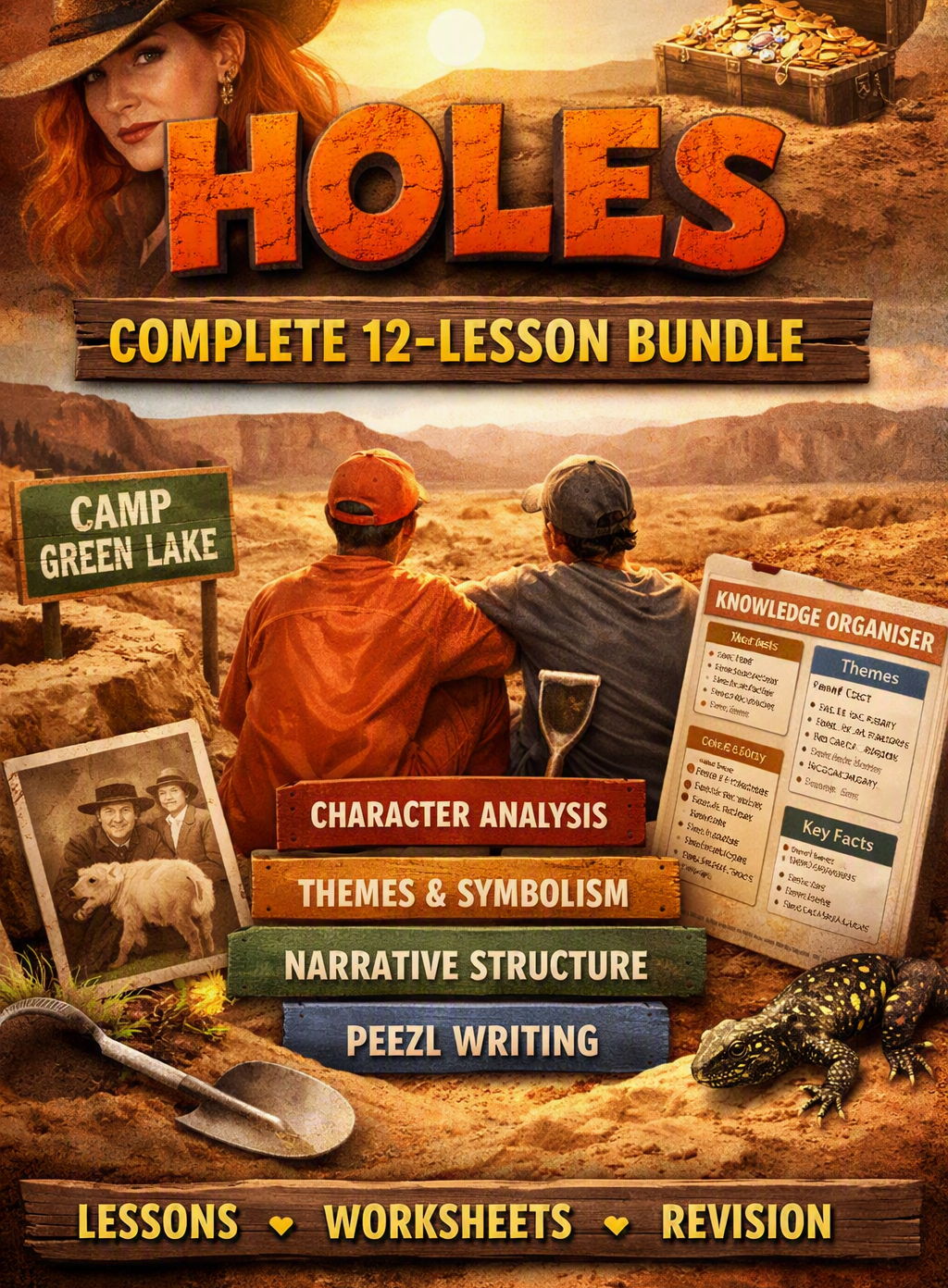Holes – Complete 12‑Lesson Bundle + Knowledge Organiser