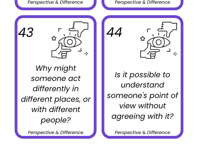 Identity & Belonging Discussion Cards | Getting to Know You Activity | G3-5