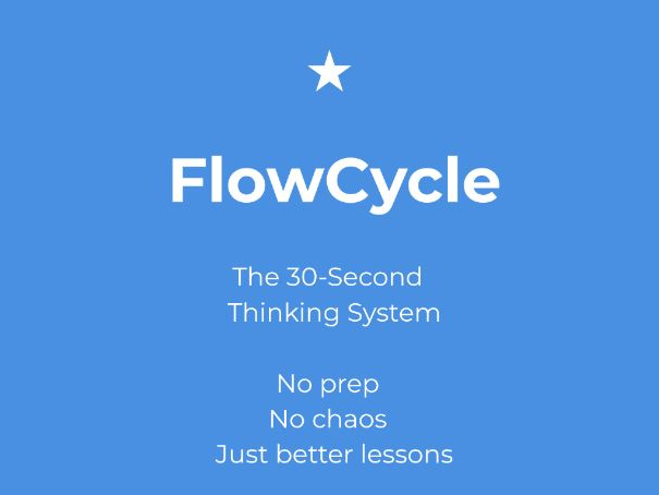 FlowCycle: The 30-Second Thinking System (KS1) | No Prep Oracy & Engagement Routine
