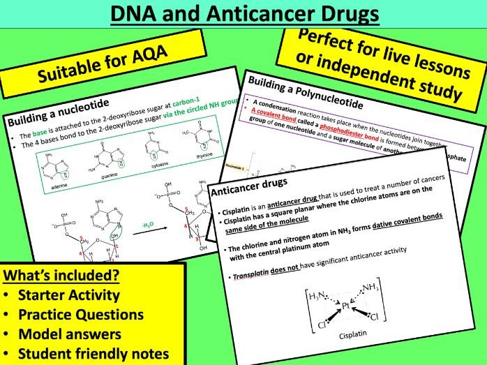 DNA and Anticancer Drugs (AQA)
