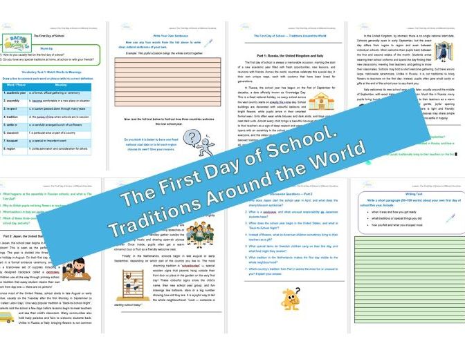 The First Day of School Around the World: Traditions & Cultures