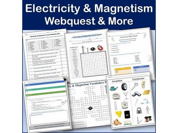 Electricity & Magnetism | Editable Digital Science Mini-Unit