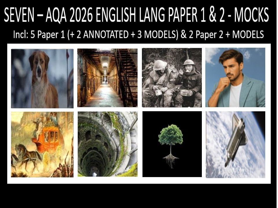 SEVEN - AQA PAPER 1 & 2 | 2026 FULL MOCKS | ANNOTATED | MODELS