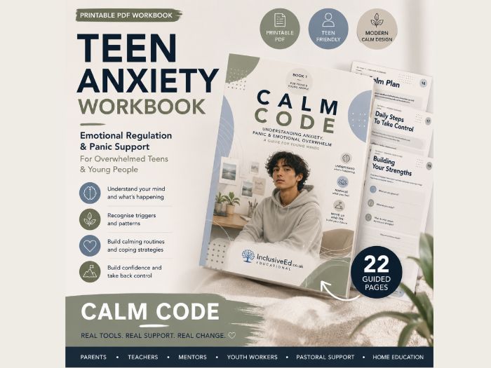 Teen Anxiety & Overwhelm Workbook