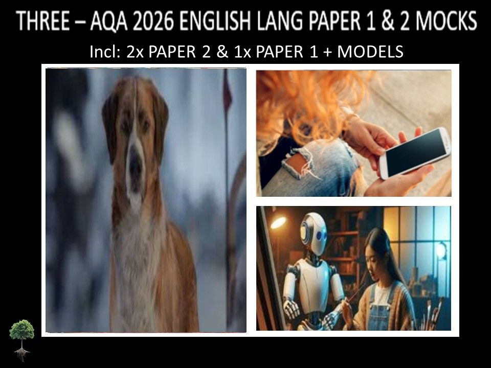 THREE - AQA PAPER 1 & 2 | 2026 FULL MOCKS | MODELS