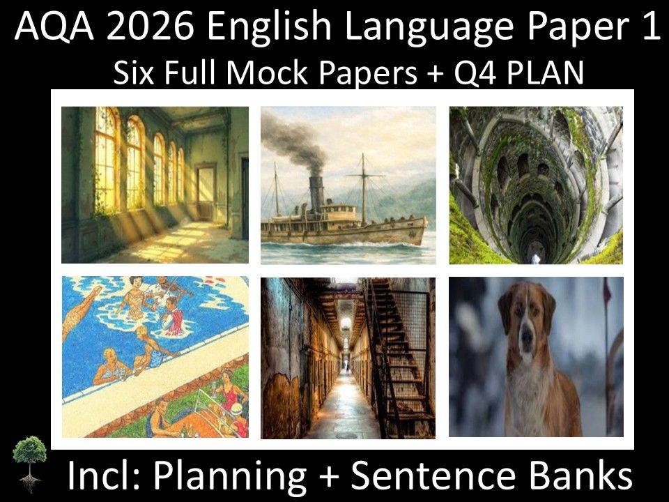 Six 2026 AQA English Language Paper 1 Mocks | Q4 PLAN