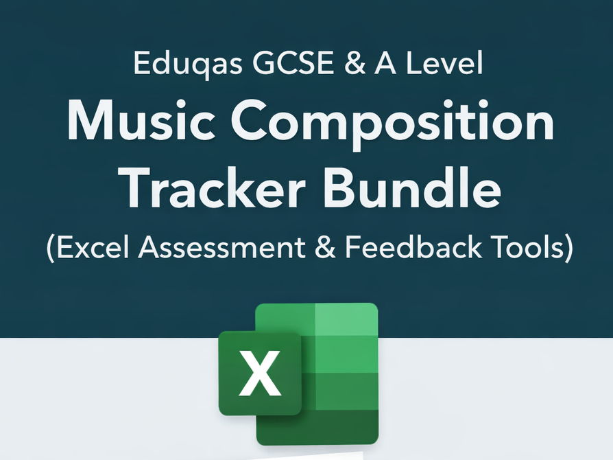 Eduqas GCSE & A Level Music Composition Tracker Bundle