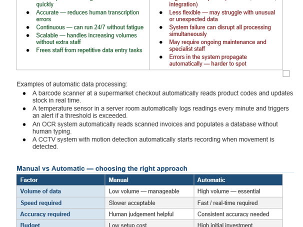 AAQ in IT Unit 1 - A2 Revision booklet