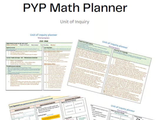 PYP Unit of Inquiry - The "Math" Birthday Party