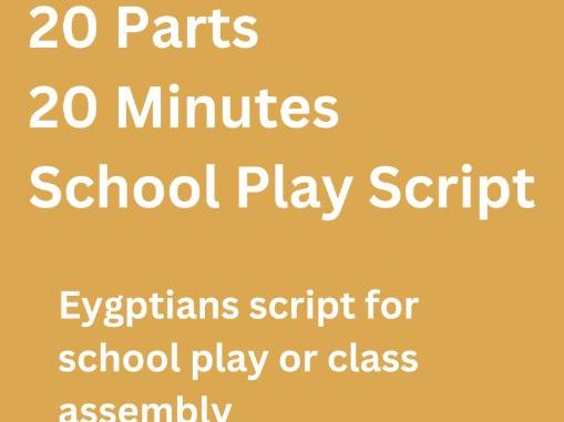 Ancient Egypt Class Assembly Script