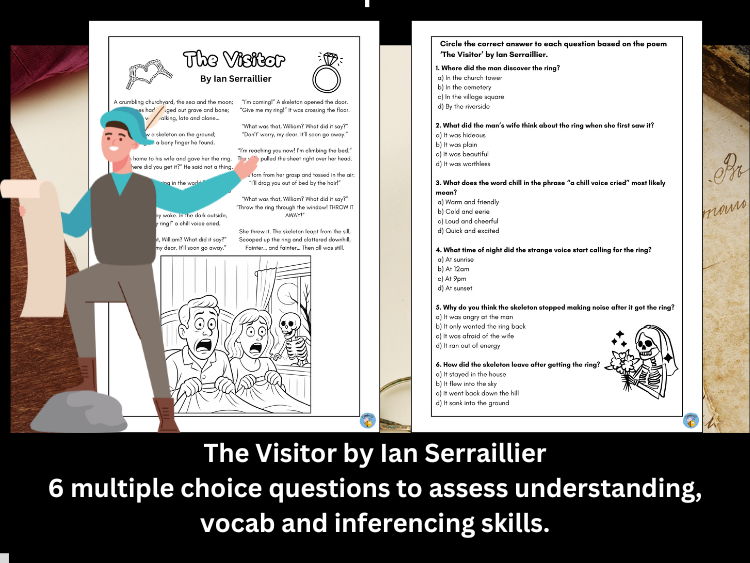 Poetry and Comprehension: The Visitor by Ian Serraillier