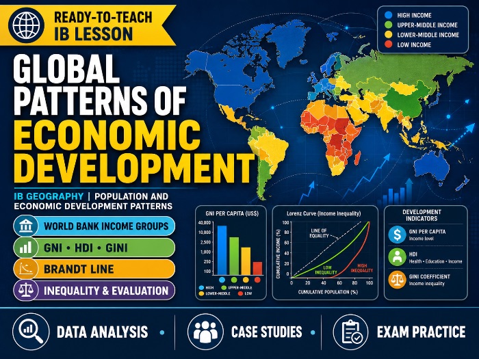 IB Geography - Core 1 Changing Populations; Economic Development at a Global Scale