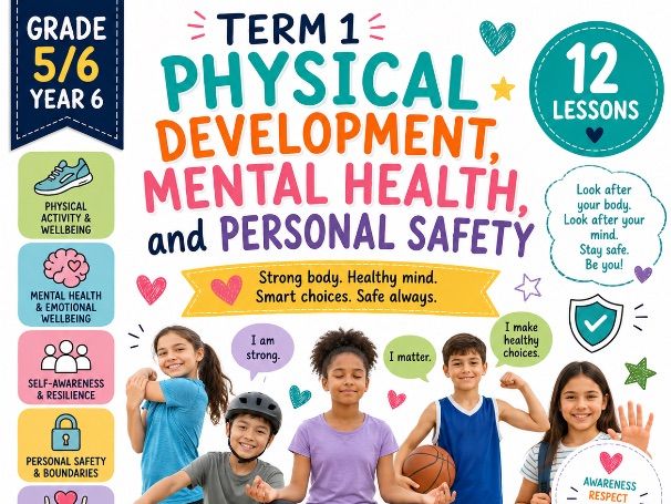 Year 6 PSHE unit - Physical Development, Mental Health, and Personal Safety