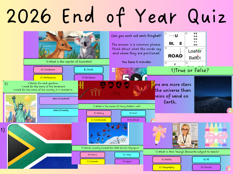 End of Year Quiz 2025–2026