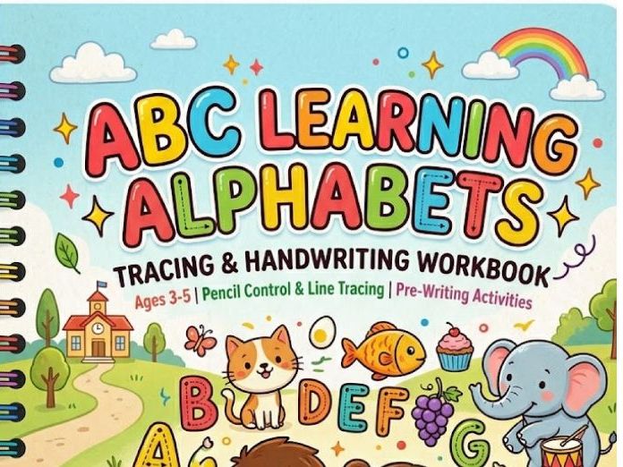 Alphabets writing book