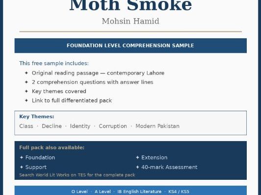 Moth Smoke — Free Foundation Resource