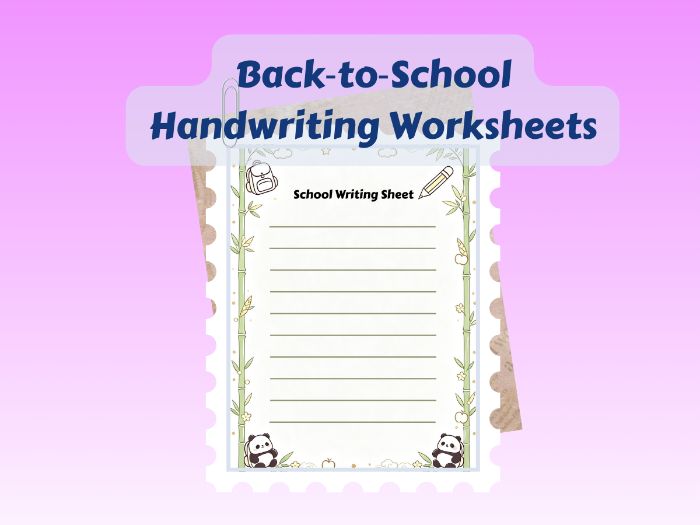 6 Printable Handwriting Papers | Pre‑K & Kindergarten