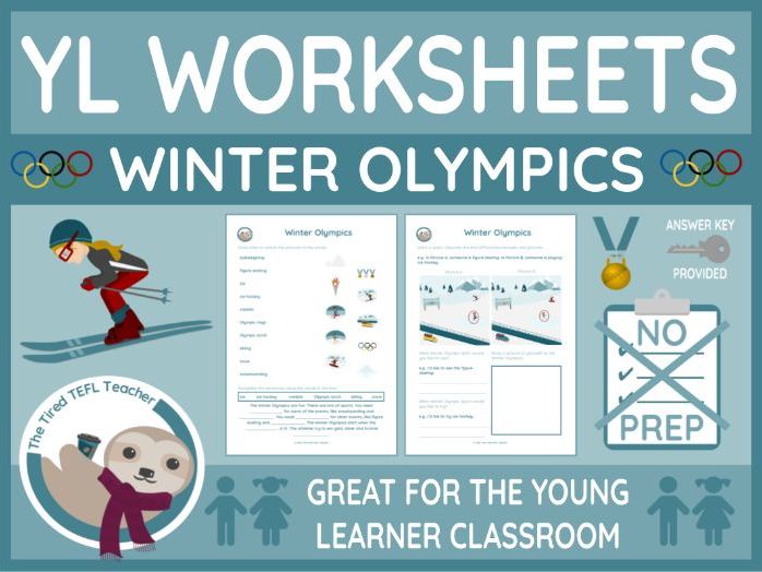 ESL Winter Olympics Worksheet