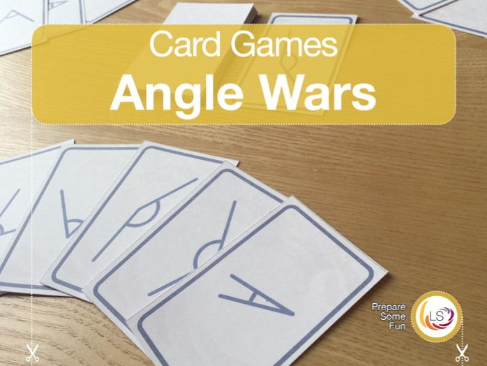 Angles Card Game for learning basic acute and obtuse angles by