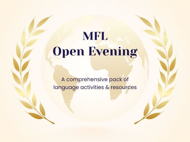 MFL Open Evening Pack – Language activities & resources