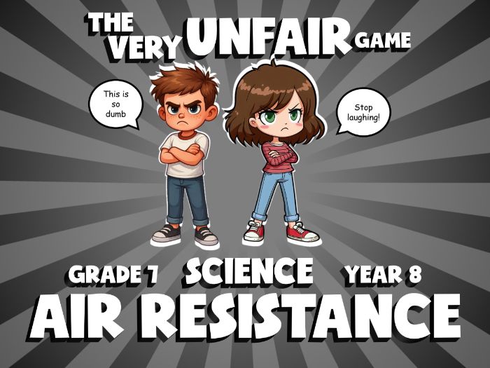 Air Resistance VERY UNFAIR GAME | No-Prep Year 8 Science Review Activity