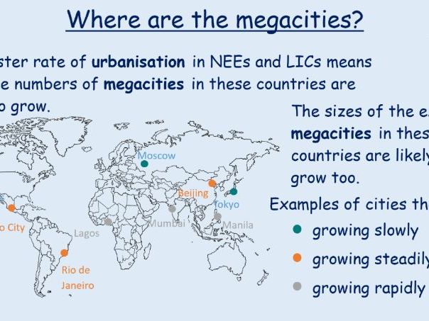 GCSE 1-9 AQA Urban Issues and Challenges NEE