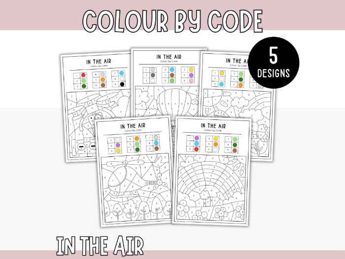 Colour by Code - In the Air