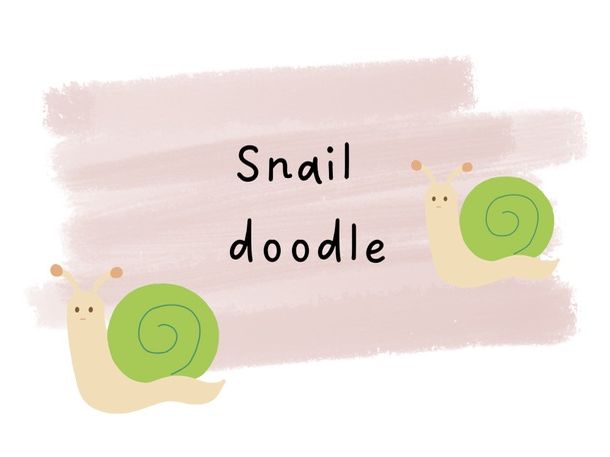 Snail doodle pack