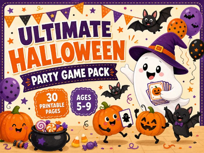 Boo’s Ultimate Halloween Party Game Pack