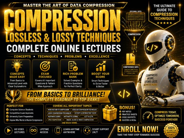 Compression (Lossy and Lossless) | PPTs, Worksheets, Activities, MCQ Quizzes & Marking Schemes