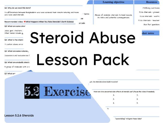 5.2.6 Steroid Abuse Lesson Pack