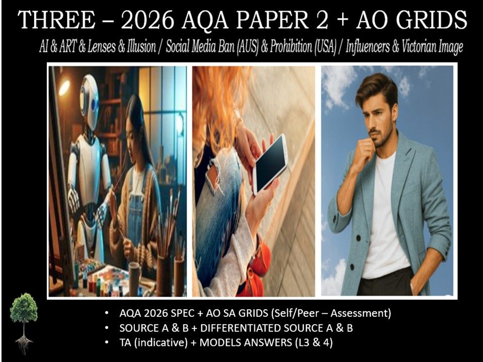 THREE - AQA PAPER 2 | 2026 FULL MOCKS | AO GRIDS