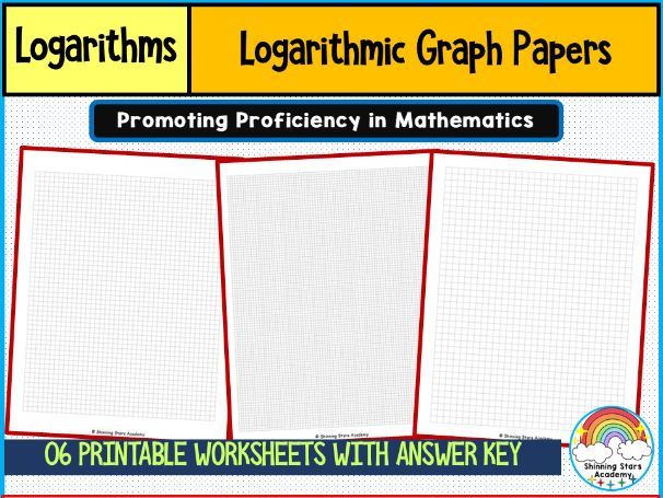 Logarithm Graph Papers Worksheets