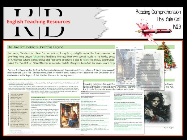 Yule Cat: Christmas Comprehension KS3