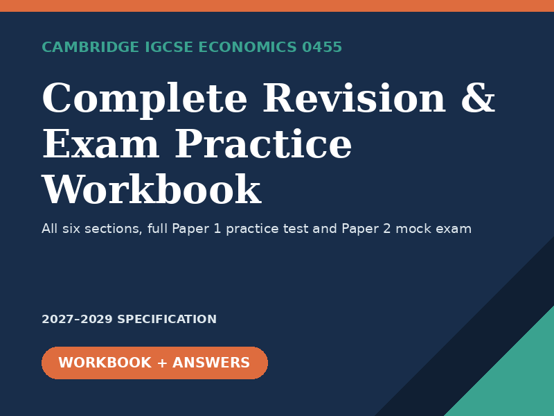 NEW 2027 Cambridge IGCSE Economics 0455 COMPLETE Revision & Exam Practice Bundle