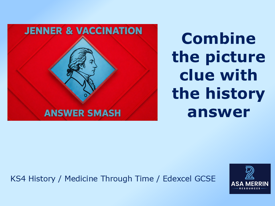 GCSE Medicine Through Time | Industrial | Jenner & Vaccination House of Games Quiz