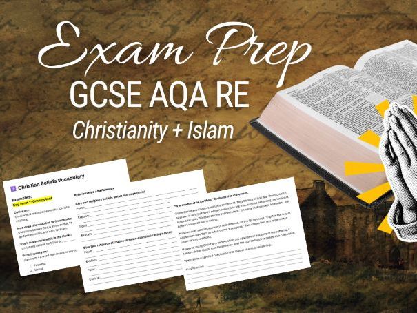 GCSE AQA RE: Complete Exam Improvement & Revision Toolkit (Vocabulary, Scripture, PEEL, 12 Markers)