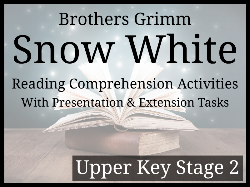 Brothers Grimm's Snow White Reading Comprehension Activities | Year 5 & Year 6 | UKS2