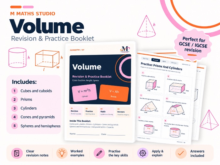Volume | Revision Booklet