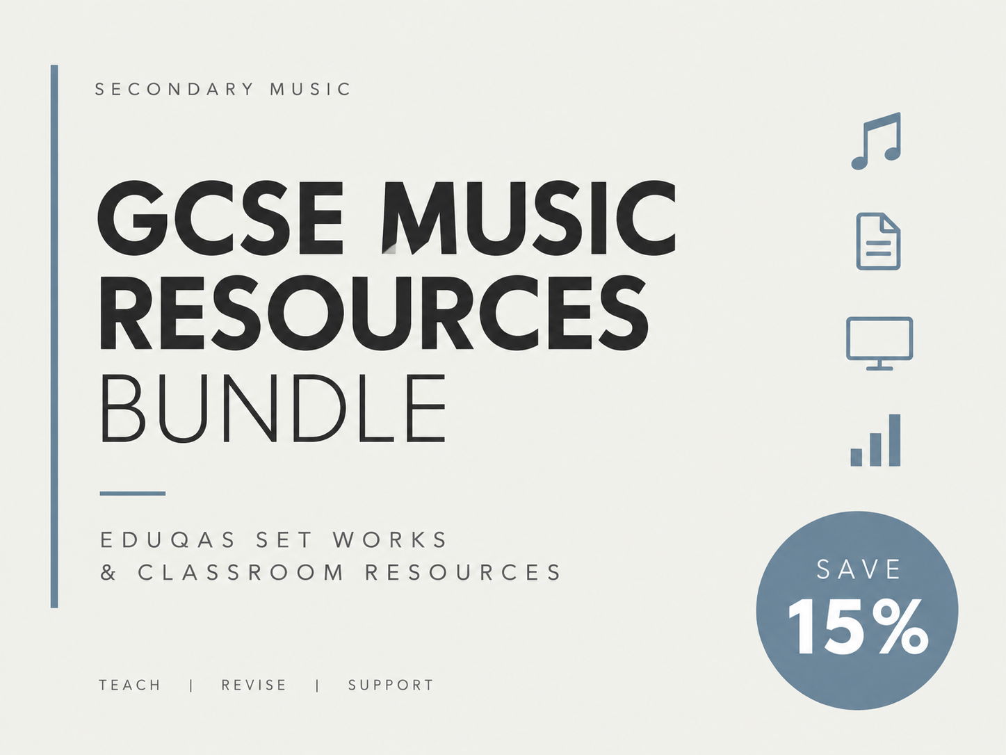 Eduqas GCSE Music Set Works & Classroom Resources Bundle