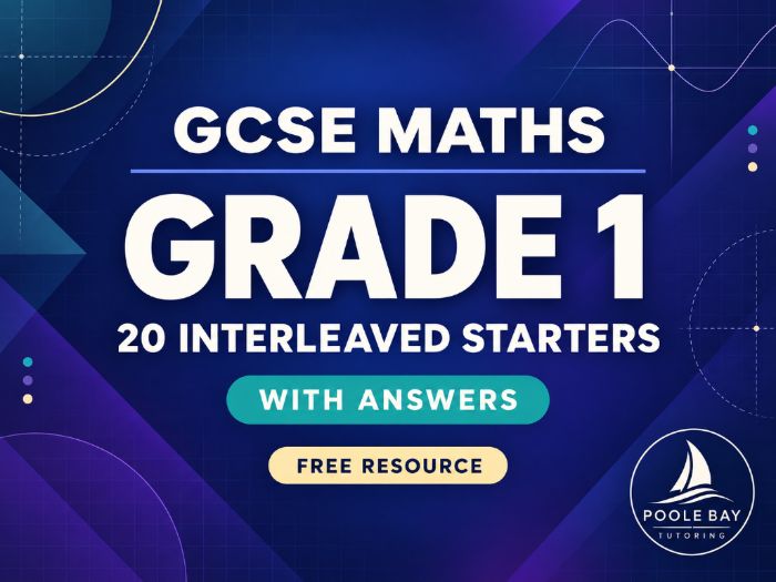 GCSE Maths Grade 1 Starter Set
